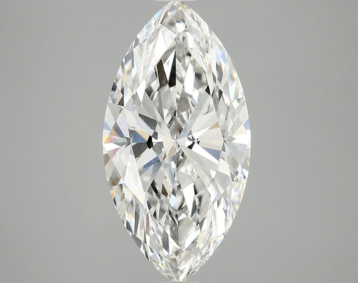 2.98 Carat Marquise Shaped Ideal Cut VVS2 IGI Certified Lab Grown Diamond