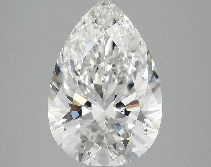 3.08 Carat Pear Shaped Excellent Cut VS1 IGI Certified Lab Grown Diamond