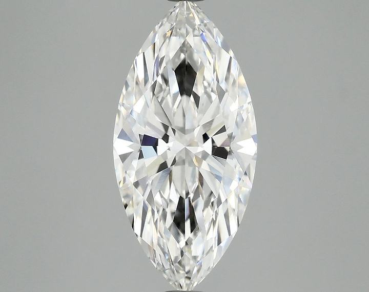 3.05 Carat Marquise Shaped Excellent Cut VVS2 IGI Certified Lab Grown Diamond