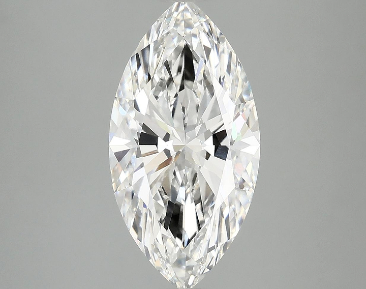 3.09 Carat Marquise Shaped Ideal Cut VVS2 IGI Certified Lab Grown Diamond