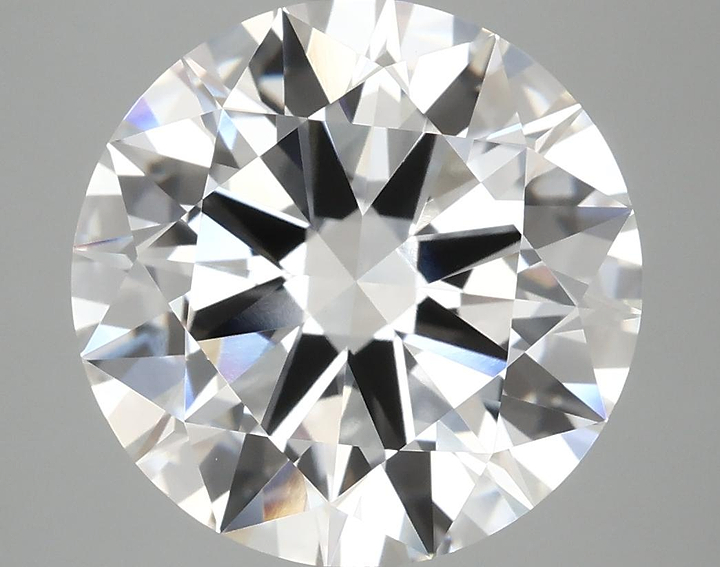 5.89 Carat Round Shaped Ideal Cut VVS2 IGI Certified Lab Grown Diamond