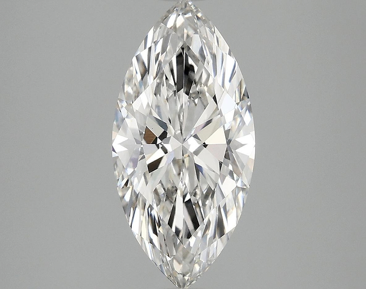 2.4 Carat Marquise Shaped Excellent Cut VVS2 IGI Certified Lab Grown Diamond
