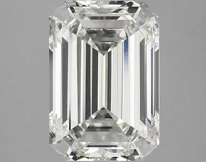 3.1 Carat Emerald Shaped Ideal Cut VVS2 IGI Certified Lab Grown Diamond