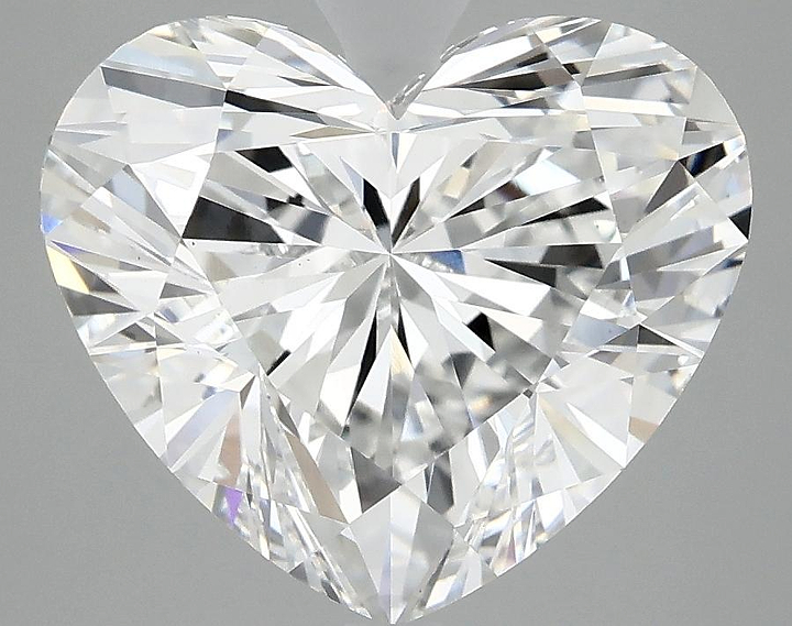 5.08 Carat Heart Shaped Ideal Cut VS1 IGI Certified Lab Grown Diamond