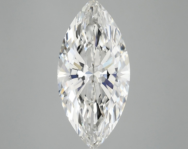 3.91 Carat Marquise Shaped Excellent Cut VS1 IGI Certified Lab Grown Diamond