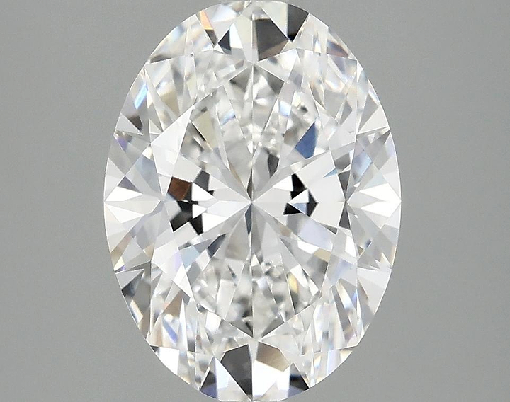 3.08 Carat Oval Shaped Excellent Cut VVS2 IGI Certified Lab Grown Diamond