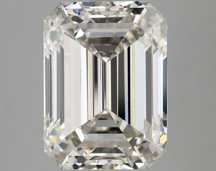 4.07 Carat Emerald Shaped Excellent Cut VVS2 IGI Certified Lab Grown Diamond