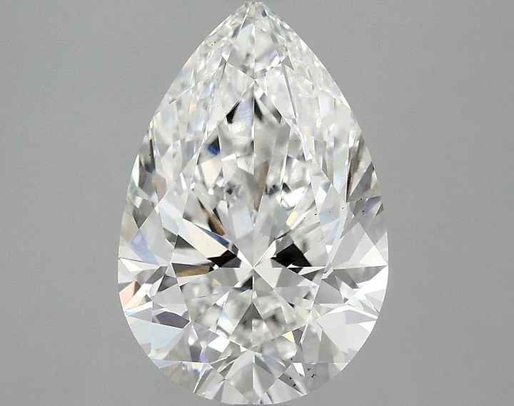 3.06 Carat Pear Shaped Excellent Cut VS2 IGI Certified Lab Grown Diamond