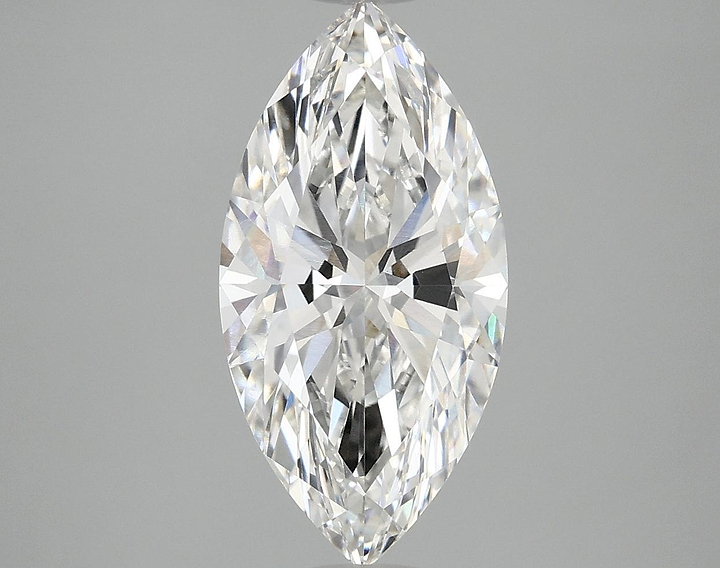 3.01 Carat Marquise Shaped Ideal Cut VVS2 IGI Certified Lab Grown Diamond