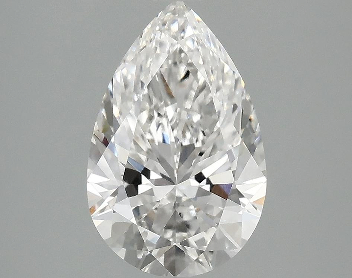 2.06 Carat Pear Shaped Ideal Cut VVS2 IGI Certified Lab Grown Diamond