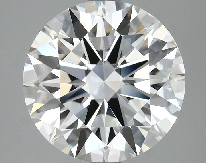 3.07 Carat Round Shaped Ideal Cut VVS2 IGI Certified Lab Grown Diamond