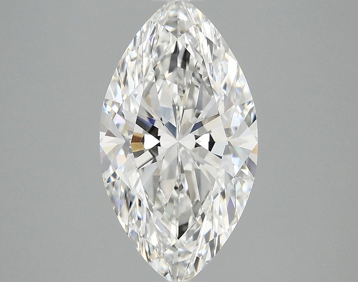 3.03 Carat Marquise Shaped Excellent Cut VVS2 IGI Certified Lab Grown Diamond