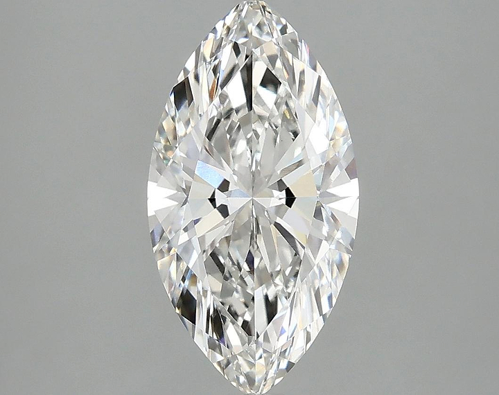 2.02 Carat Marquise Shaped Ideal Cut VVS2 IGI Certified Lab Grown Diamond