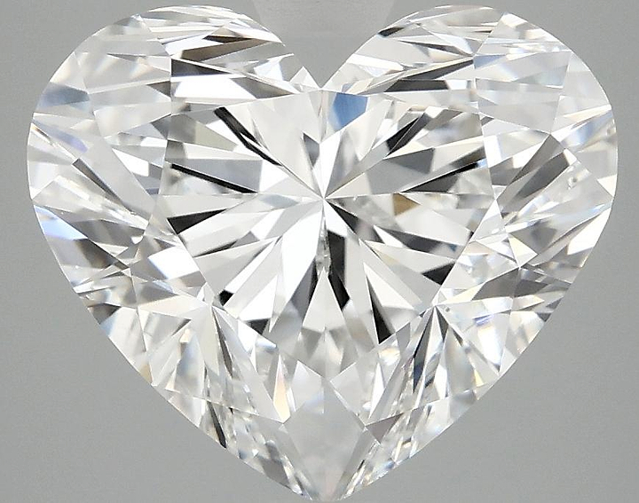 5.05 Carat Heart Shaped Excellent Cut VVS2 IGI Certified Lab Grown Diamond