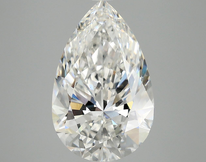 5.04 Carat Pear Shaped Ideal Cut VS2 IGI Certified Lab Grown Diamond