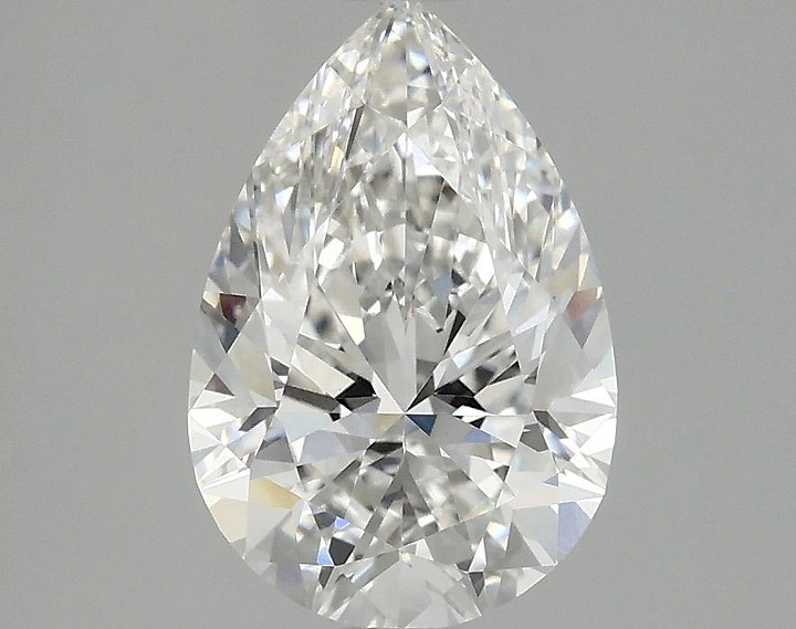 2.07 Carat Pear Shaped Excellent Cut VVS2 IGI Certified Lab Grown Diamond