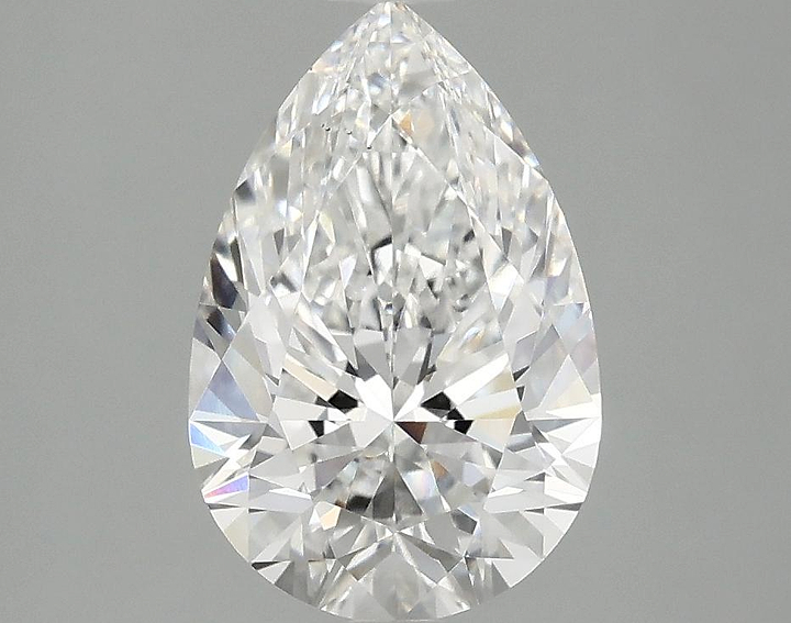 2.08 Carat Pear Shaped Excellent Cut VS1 IGI Certified Lab Grown Diamond
