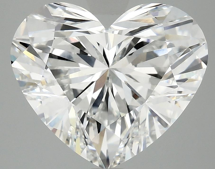 5.01 Carat Heart Shaped Excellent Cut VVS2 IGI Certified Lab Grown Diamond