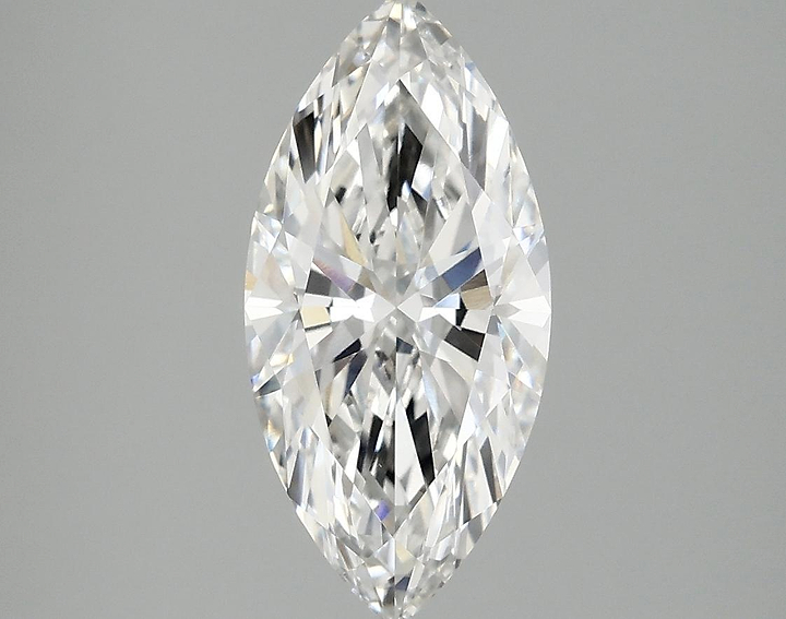 2.0 Carat Marquise Shaped Excellent Cut VVS2 IGI Certified Lab Grown Diamond