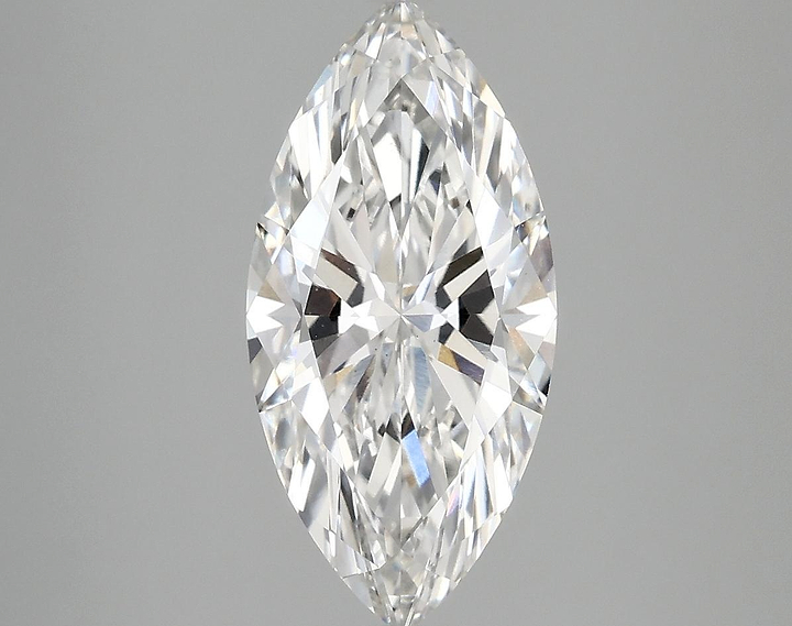 2.35 Carat Marquise Shaped Excellent Cut VS1 IGI Certified Lab Grown Diamond