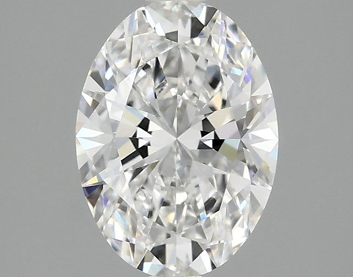 1.54 Carat Oval Shaped Ideal Cut VVS2 IGI Certified Lab Grown Diamond