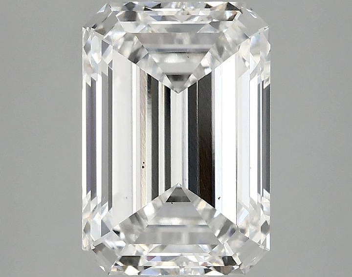 2.98 Carat Emerald Shaped Ideal Cut VS2 IGI Certified Lab Grown Diamond