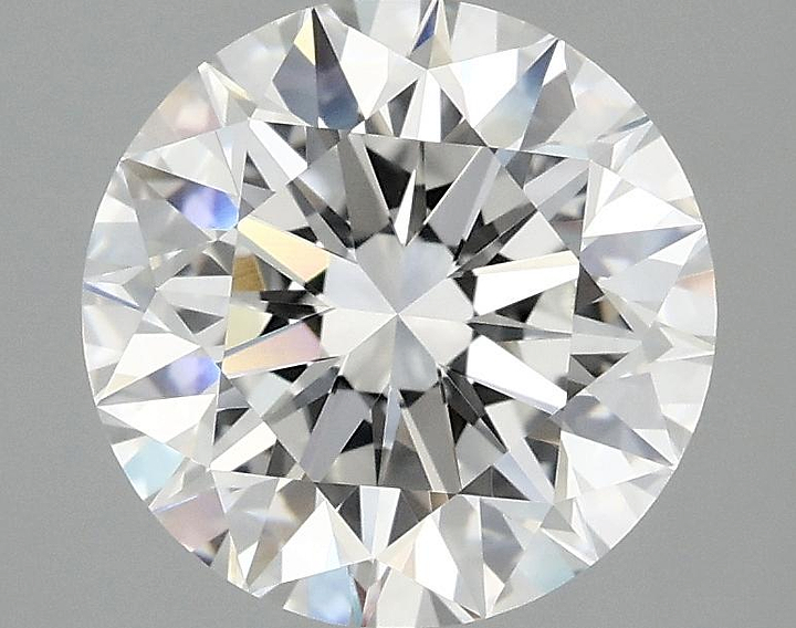 3.09 Carat Round Shaped Excellent Cut VVS2 IGI Certified Lab Grown Diamond