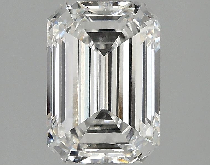 2.1 Carat Emerald Shaped Ideal Cut VVS2 IGI Certified Lab Grown Diamond
