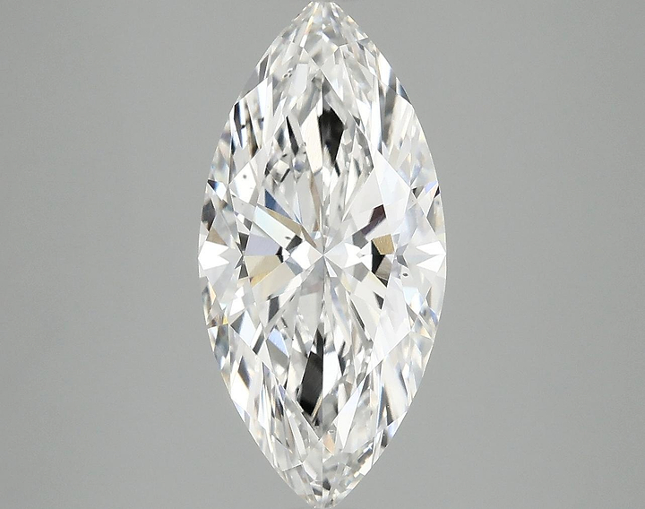3.04 Carat Marquise Shaped Excellent Cut SI1 IGI Certified Lab Grown Diamond
