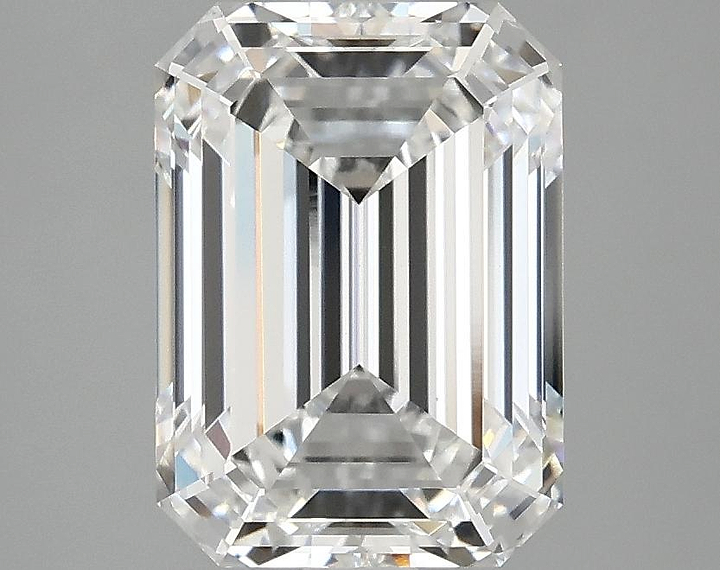 3.08 Carat Emerald Shaped Excellent Cut VVS2 IGI Certified Lab Grown Diamond