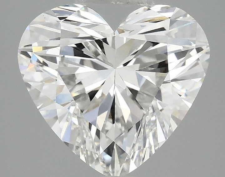 3.09 Carat Heart Shaped Ideal Cut VVS2 IGI Certified Lab Grown Diamond