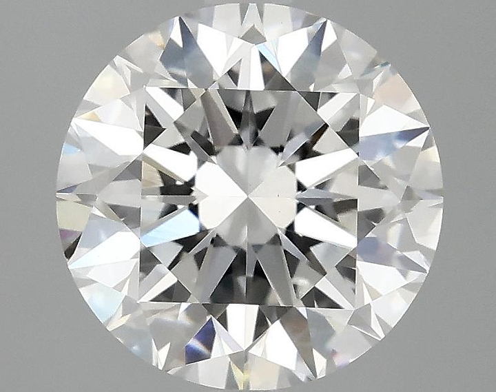 3.03 Carat Round Shaped Excellent Cut VVS2 IGI Certified Lab Grown Diamond