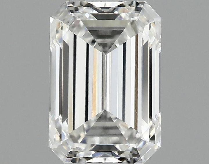 0.98 Carat Emerald Shaped Ideal Cut VVS2 IGI Certified Lab Grown Diamond