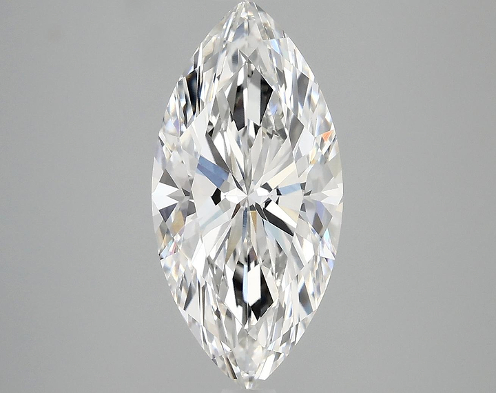 3.02 Carat Marquise Shaped Excellent Cut VVS2 IGI Certified Lab Grown Diamond