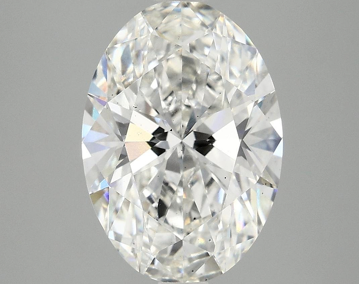 3.83 Carat Oval Shaped Ideal Cut SI1 IGI Certified Lab Grown Diamond