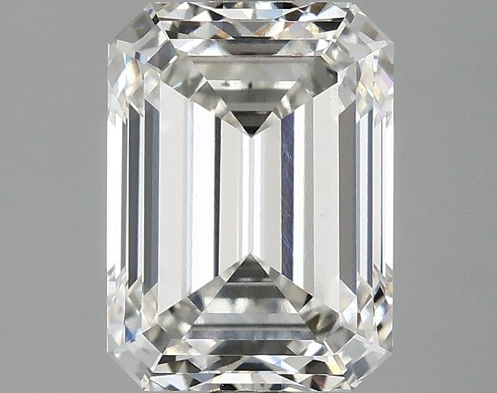 2.87 Carat Emerald Shaped Excellent Cut VS2 IGI Certified Lab Grown Diamond