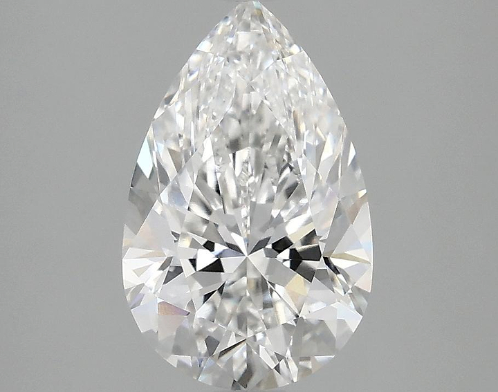 2.0 Carat Pear Shaped Ideal Cut VVS2 IGI Certified Lab Grown Diamond
