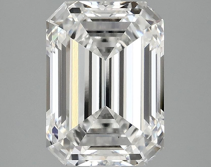 3.09 Carat Emerald Shaped Ideal Cut VS1 IGI Certified Lab Grown Diamond