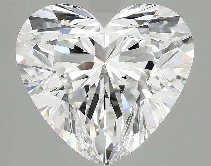 4.09 Carat Heart Shaped Ideal Cut VS1 IGI Certified Lab Grown Diamond