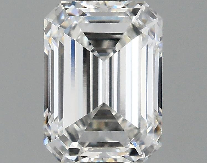 0.96 Carat Emerald Shaped Excellent Cut VVS2 IGI Certified Lab Grown Diamond