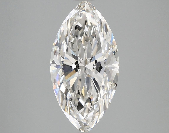 2.54 Carat Marquise Shaped Ideal Cut VVS2 IGI Certified Lab Grown Diamond