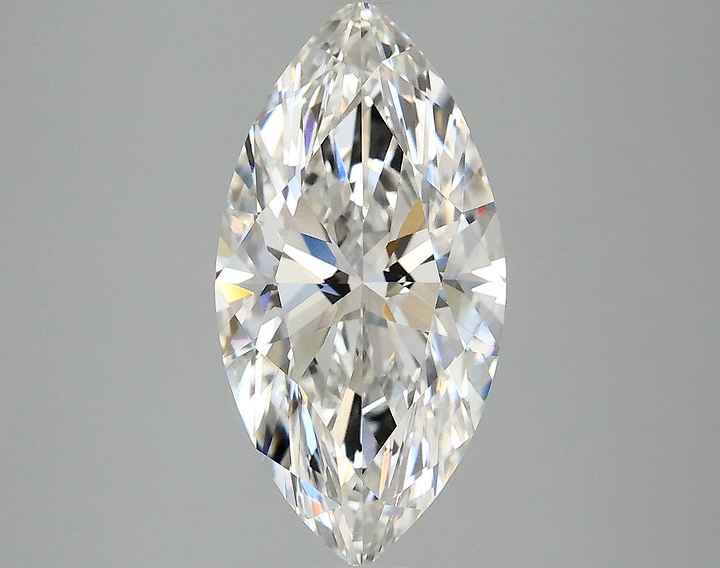 3.03 Carat Marquise Shaped Ideal Cut VVS2 IGI Certified Lab Grown Diamond