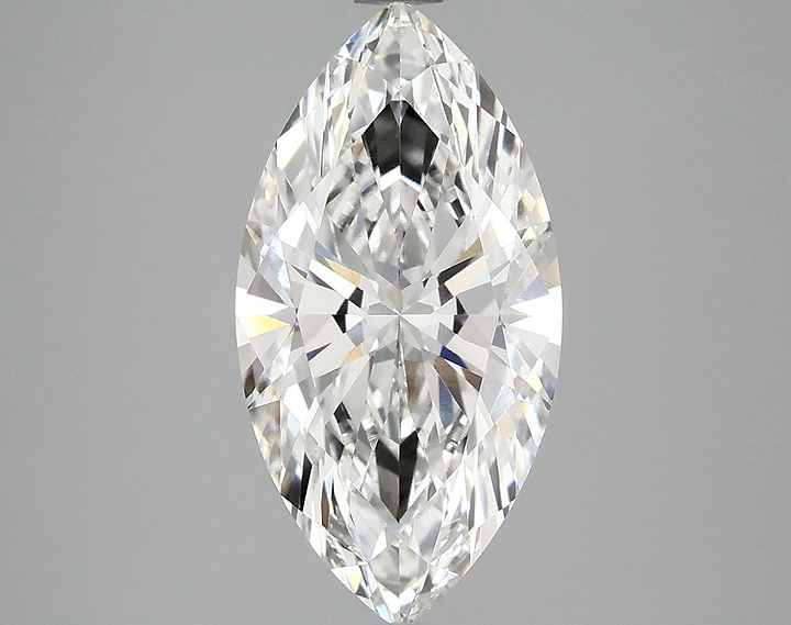3.09 Carat Marquise Shaped Ideal Cut VVS2 IGI Certified Lab Grown Diamond