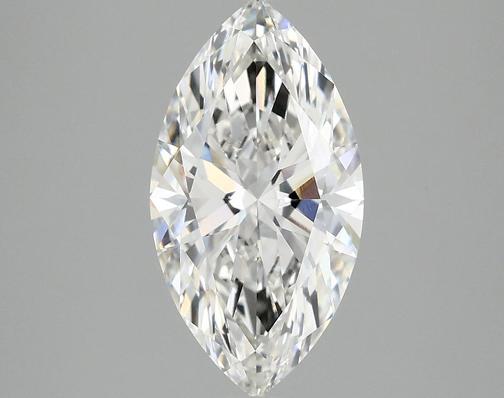 2.09 Carat Marquise Shaped Excellent Cut VVS2 IGI Certified Lab Grown Diamond