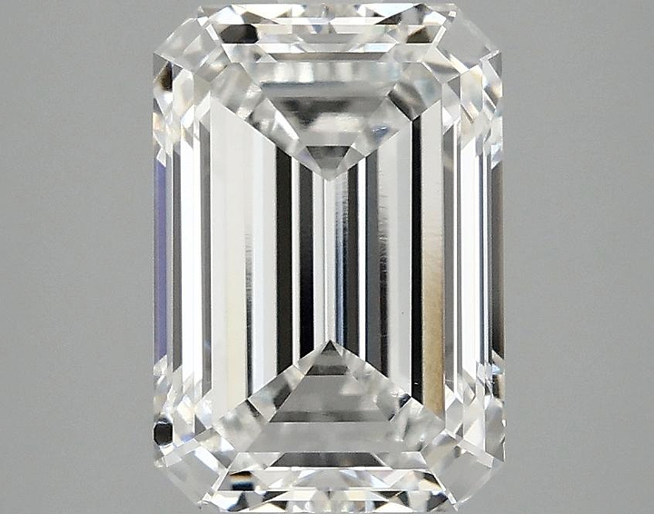 2.84 Carat Emerald Shaped Ideal Cut VVS2 IGI Certified Lab Grown Diamond