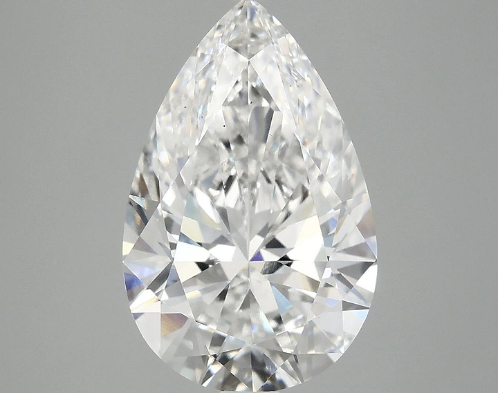 4.02 Carat Pear Shaped Ideal Cut VS2 IGI Certified Lab Grown Diamond