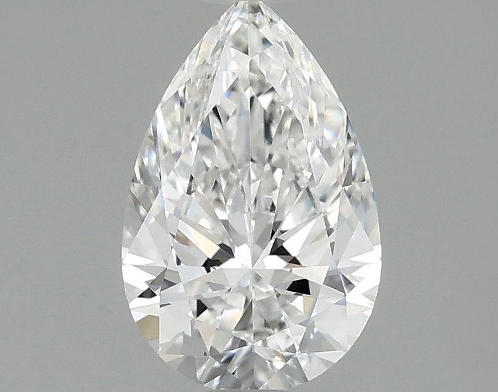 0.97 Carat Pear Shaped Ideal Cut VVS2 IGI Certified Lab Grown Diamond