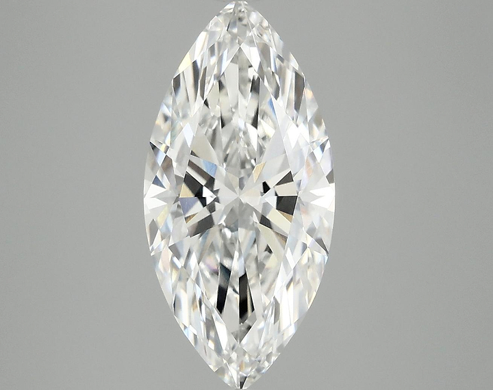 3.17 Carat Marquise Shaped Excellent Cut VVS2 IGI Certified Lab Grown Diamond