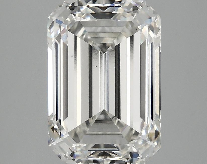 3.02 Carat Emerald Shaped Ideal Cut VS1 IGI Certified Lab Grown Diamond