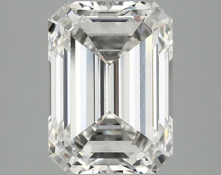 3.21 Carat Emerald Shaped Excellent Cut VVS2 IGI Certified Lab Grown Diamond
